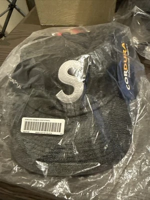 Supreme Ss25 Cordura джинсовой ткани S логотип черный - Изображение 1 из 2
