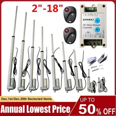 Actuador lineal 1000N/1500N motor eléctrico 12V para elevación automática de puertas de vía solar Foto 1 de 4