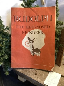 2027🌟RARE Vintage Christmas Store Promo Rudolph Red-Nosed Reindeer Tri-Motor - Picture 1 of 13