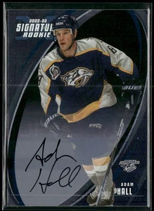 2002-03 Be a Player Signature Series Adam Hall Autographs RC #181 Predators - Picture 1 of 2