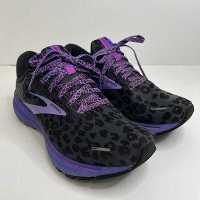 Zapatos para correr Brooks Ghost 14 para mujer talla 9,5 B medianos eléctricos guepardo púrpura Foto 1 de 4
