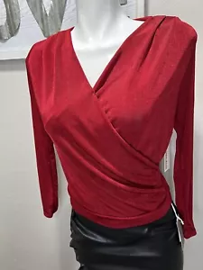 Women's Sexy Long Sleeve Shirt Fashion Loose Blouse Elegant Sexy Shirt size S - Picture 1 of 3
