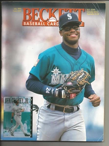 Beckett Baseball Card Monthly July 1995 Ken Griffey Jr. Seattle Mariners Cover - Picture 1 of 1