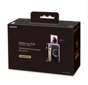 Instax mini Evo FUJIFILM Paquete 90 Aniversario Titanio Oro Limitado - Imagen 1 de 8