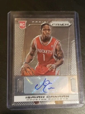 2013-14 Panini Prizm Basketball RC Autograph Isaiah Canaan Rockets Card# 23 - Image 1 of 2