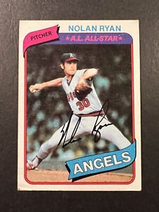 1980 Topps Nolan Ryan #580, bent lower left corner