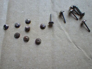 50 Vintage Faceted Cut Steel Pins For Antique Box / Jewellery etc Dome  5 mm - Picture 1 of 3