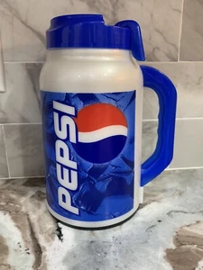 AUTO KING INSULATED PEPSI TRAVEL MUG  LARGE 44 Oz. GUC - VINTAGE - Picture 1 of 12