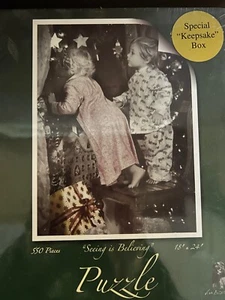 Magic Moments #2 Seeing is Believing 550 Piece NEW Christmas Puzzle Keepsake Box - Picture 1 of 2
