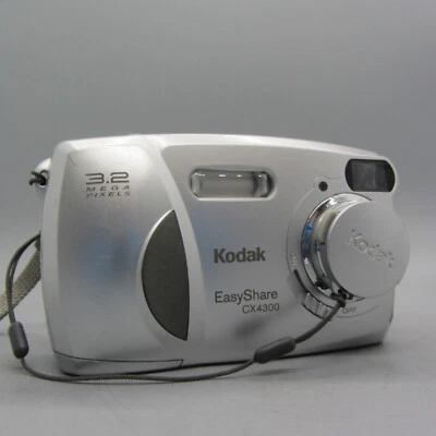 Kodak EasyShare CX4300 3.2MP Compact Digital Camera Silver Tested - Image 1 of 4