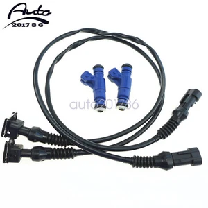 2Pcs 0280156208 Fuel Injectors For Polaris RZR Sportsman Ranger EFI 700 800 - Picture 1 of 9