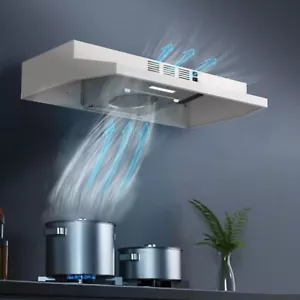 30inch Under Cabinet Range Hood 230CFM Ducted/Ductless Kitchen Cook Fan w/LED - Picture 1 of 22
