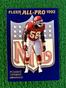 1992 Fleer #19 All Pro Derrick Thomas Kansas City Chiefs