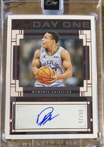 Desmond Bane Panini One And One DAY ONE Auto SSP /25 On Card Auto - Picture 1 of 2