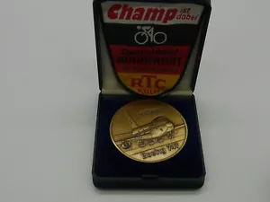 Medaille Bronze 2. Lufthansa Radtourfahrt 1983 Boing 747 in OVP - Bild 1 von 4