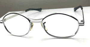  Univis #514 USA Silver Tone Metal 48-18-145 Vintage-Brillenrahmen - Bild 1 von 6