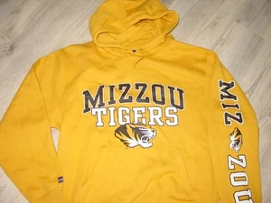 University Missouri MIZZOU TIGERS Hooded Sweatshirt NWT NEW sz.... SMALL - Picture 1 of 11