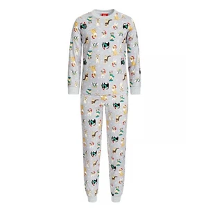 FAMILY PAJAMAS Matching Kid's Holiday Dogs & Cats Family Pajama Set 14-16 - Picture 1 of 2