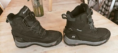 Botas de invierno impermeables aisladas Korkers BOA Snowmageddon para hombre negras talla 8 Foto 1 de 4