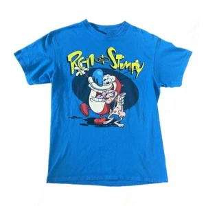 Ren and Stimpy schwere Baumwolle blau volle Größe Herren Damen Hemd IN535 - Bild 1 von 3