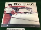 1955 HUDSON AMC 12-page Sales Brochure Hornet Wasp Hollywood 14x11” FAIR-GOOD