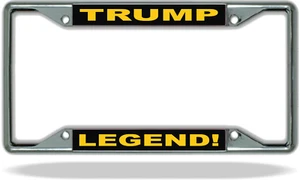 Marco de matrícula TRUMP LEGEND - Imagen 1 de 1