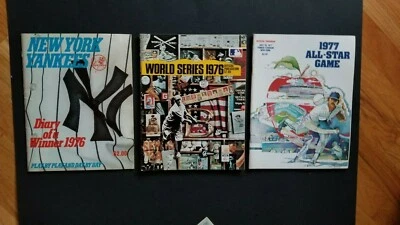 1976 1977 1978 2008 New York Yankees Pubs (7) - All Star World Series Programs  - Image 1 of 3