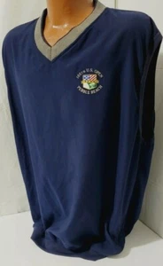100th US Open Pebble Beach Golf Links Windshirt Vest "Top 5 GC" Tiger Woods XL - Picture 1 of 7