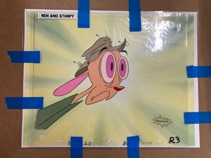 Ren and Stimpy Animation Art Sericel Cel With Original Underlay 3rd Season - Picture 1 of 3