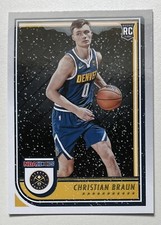 2022-23 Panini NBA Hoops Winter Christian Braun #251 Rookie Card RC Nuggets