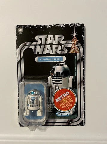 Star Wars Retro Collection R2-D2 Vintage Style Hasbro Unpunched IN HAND MOC Cover