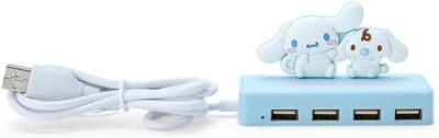 Sanrio Slim USB Hub Cinnamon Roll Port 4, 6 x 9.5 x 3cm Character 327298 - Image 1 of 3