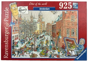 Fleroux Ravensburger Puzzle 925 Teile Cities of the World Amsterdam im Winter - Bild 1 von 7