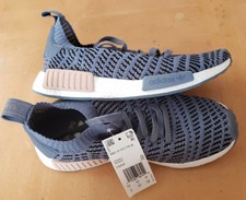 nmd r1 stlt primeknit steel and ash pearl