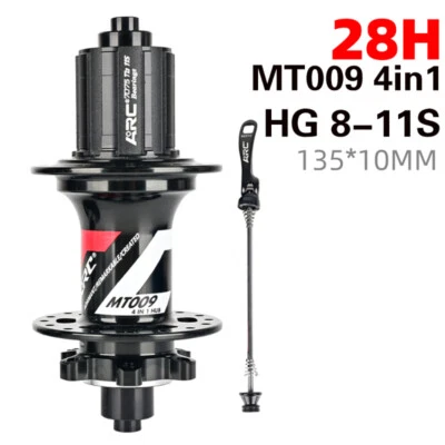 8-12S Mountain Bicycle Hub 28H 6 Pawl 114T Noise NBK Sealed Bearing HG XD MS Hub - Image 1 of 4