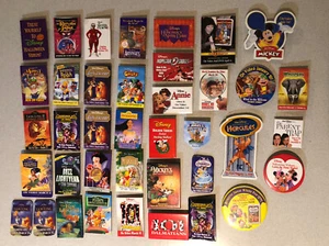 Lot of 39 Disney Movie Promo Promotional Pins 1980's - 1990's - Picture 1 of 1