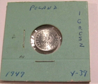 Poland 1949 1 Grosz Au Coin - Image 1 of 4