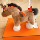 RARE! Authentic HERMES Hermy Baby Horse Plush Doll Brown Toy Italy small model