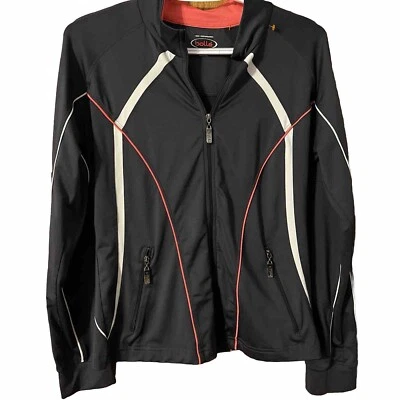 Chaqueta Bolle Activewear Cremallera Completa Softshell Gris Blanco Rosa Talla M Elastizada Usada en Excelente Condición Foto 1 de 4