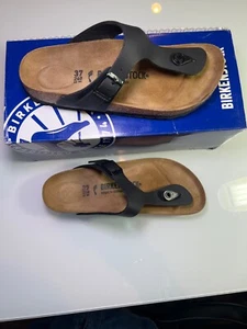 New! Birkenstock Gizeh Women's Sandal Sz 37 w/Box - Picture 1 of 4