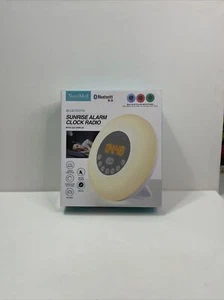 Sunrise Sunlight Alarm Clock Radio Bluetooth Led Display - Picture 1 of 2