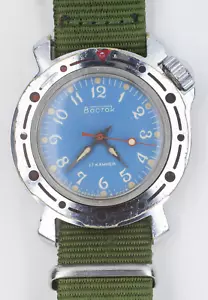 Vintage Soviet Watch VOSTOK "KOMANDIRSKIE" (COMMANDER) 17 jewels - Picture 1 of 9