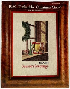1981 Stitchmaker 1980 Timberlake Weihnachtsmarke 1 Kreuzstichmuster 16340 - Bild 1 von 2