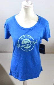 ASICS Womens Running T Shirt Top Size S Club Tee New with Tags WR2592T - Picture 1 of 14