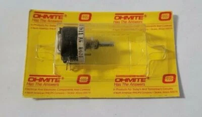 OHMITE 12.5 Watts Model E 0119 Rheostat 1k Ohms Made in USA - Image 1 of 2
