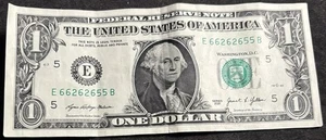 2021 Richmond $1 Bill Trinary Fancy Devil 66’s Bookend Doubles 55’s & 66’s Note - Picture 1 of 2