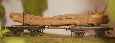 DIT-00705  H.r./HHrsz/Hsz LANGHOLZWAGEN Güterwagen Bausatz - Bild 1 von 4