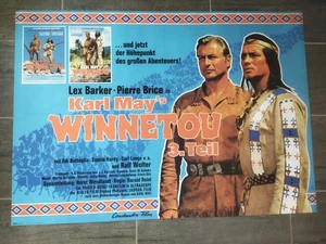 Winnetou 3. Teil ca. A0 Filmplakat REPRO - Bild 1 von 3