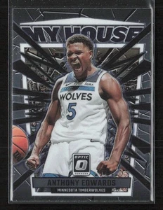 2023-24 Donruss Optic #9 Anthony Edwards My House Minnesota Timberwolves - Foto 1 di 2