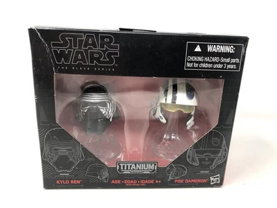 Star Wars: El Despertar de la Fuerza Serie Negra Die Cast Kylo Ren & Poe Dameron Foto 1 de 4
